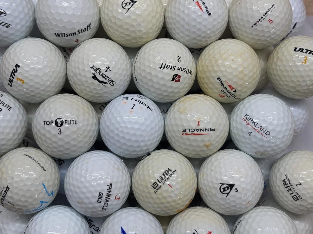 100 Value Golf Balls -Grade 2 Lake Balls (used not new)