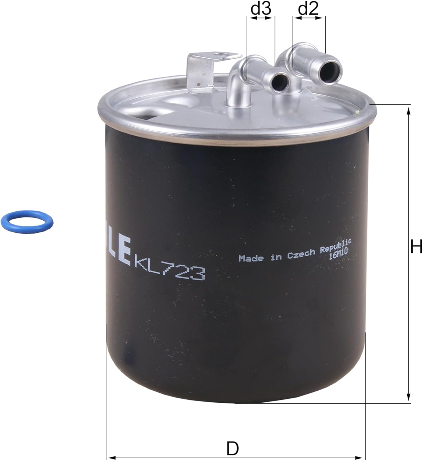 MAHLE KL 723D Fuel Filter