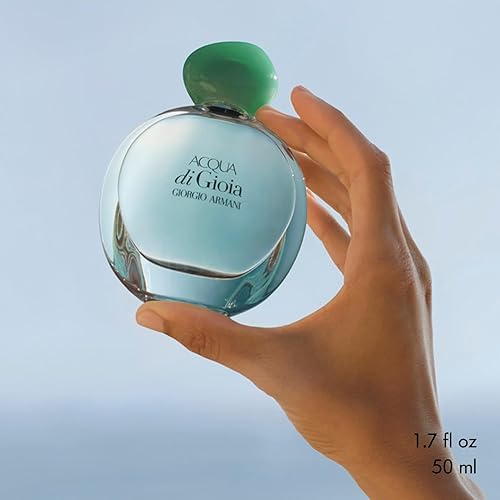 Vista 4 de Armani Beauty – Acqua di Gioia – Eau de Parfum – Fragancia floral afrutada para mujer – Limón Primofiore, jazmín acuático, notas de madera de cedro