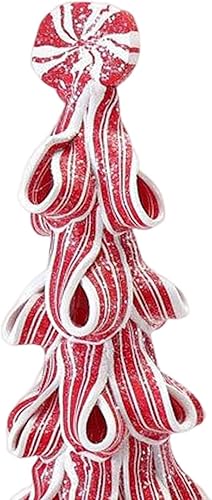 Miniatura 5 de Adornos para árbol de Navidad, modelo de árbol de Navidad, adornos de bastón de caramelo, árbol de Navidad artificial para decoración de mesa de