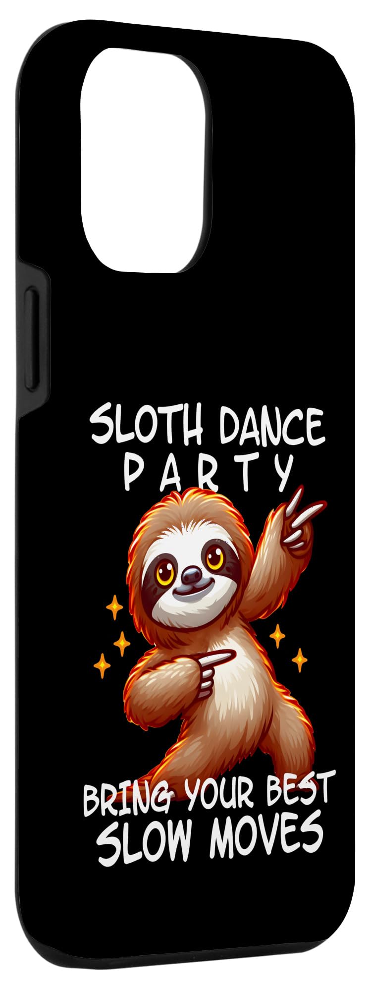 iPhone 14 Pro Max Bring Your Best Slow Moves I The Dancing Music Lover Sloth Case - Image 3