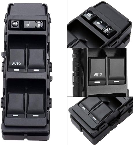 Miniatura 4 de Interruptor de elevalunas eléctrico para el lado del conductor, con 1 solo AUTO, repuesto para Chrysler 200 300 Sebring Dodge Avenger Caliber