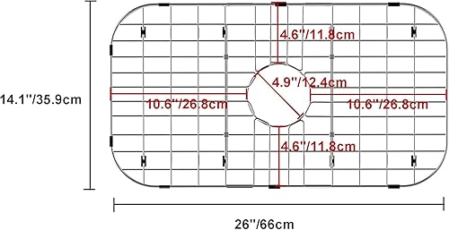 Miniatura 7 de SANNO Escurridor de platos con soporte para utensilios de acero inoxidable, escurridor de platos grande, rejilla para fregadero de cocina, protector
