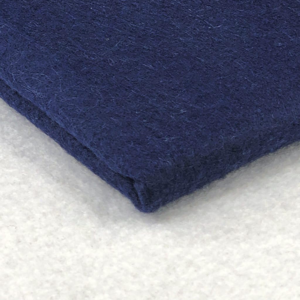 Acrylic Felt Fabric 60 Inch 150cm Wide - Sewing Craft Material - Black, White, Yellow, Green, Brown, Orange, Grey, Blue, Red, Pink, Purple - Felt Sheets for Crafting & Decorations(Navy, 10m)