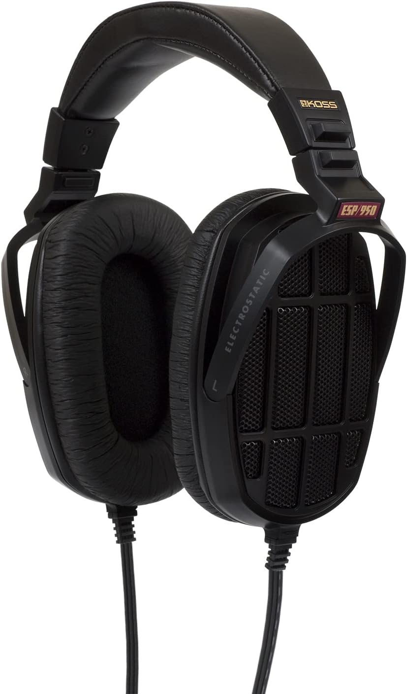 Koss ESP/950 Electrostatic Audiophile Over-Ear Headphones, Black