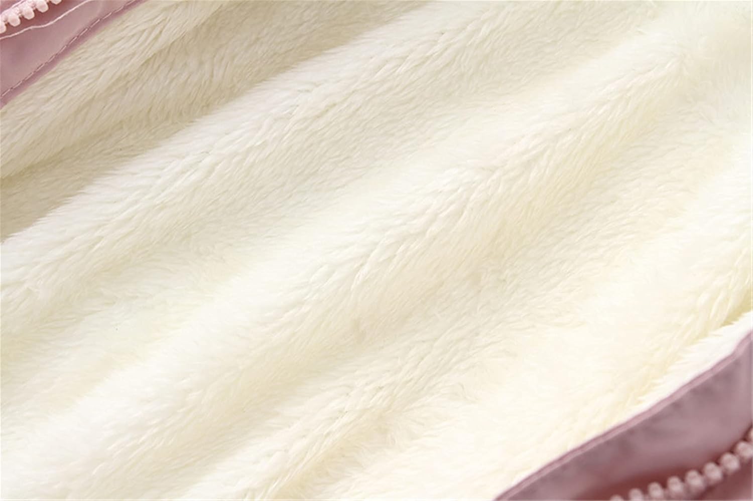 Baby Girls Boys One Piece Footed Hooded Fur Trim Winter Warm Down Jacket Jumpsuit Romper Snowsuit with Gloves