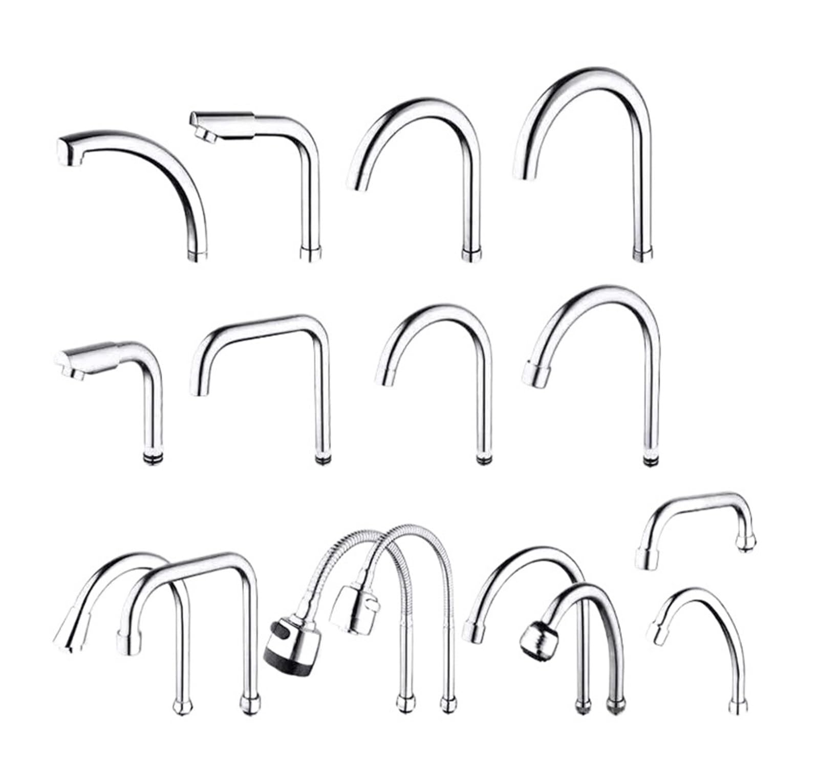 Abflussrohr für Küchenspüle, Edelstahl, Ersatzrohr für 24-mm-Wasserhahnanschluss, langlebig und auslaufsicher, ideal für die Küchenrenovierung