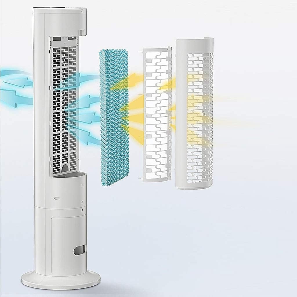 Air Cooler for Home Office Air Coolers Evaporative Coolers Tower Portable Airconditoner Conditioner Super 3 Fan Speed Whit Remote Control Unit Quiet Humidifier Misting Fan for Home Office Be