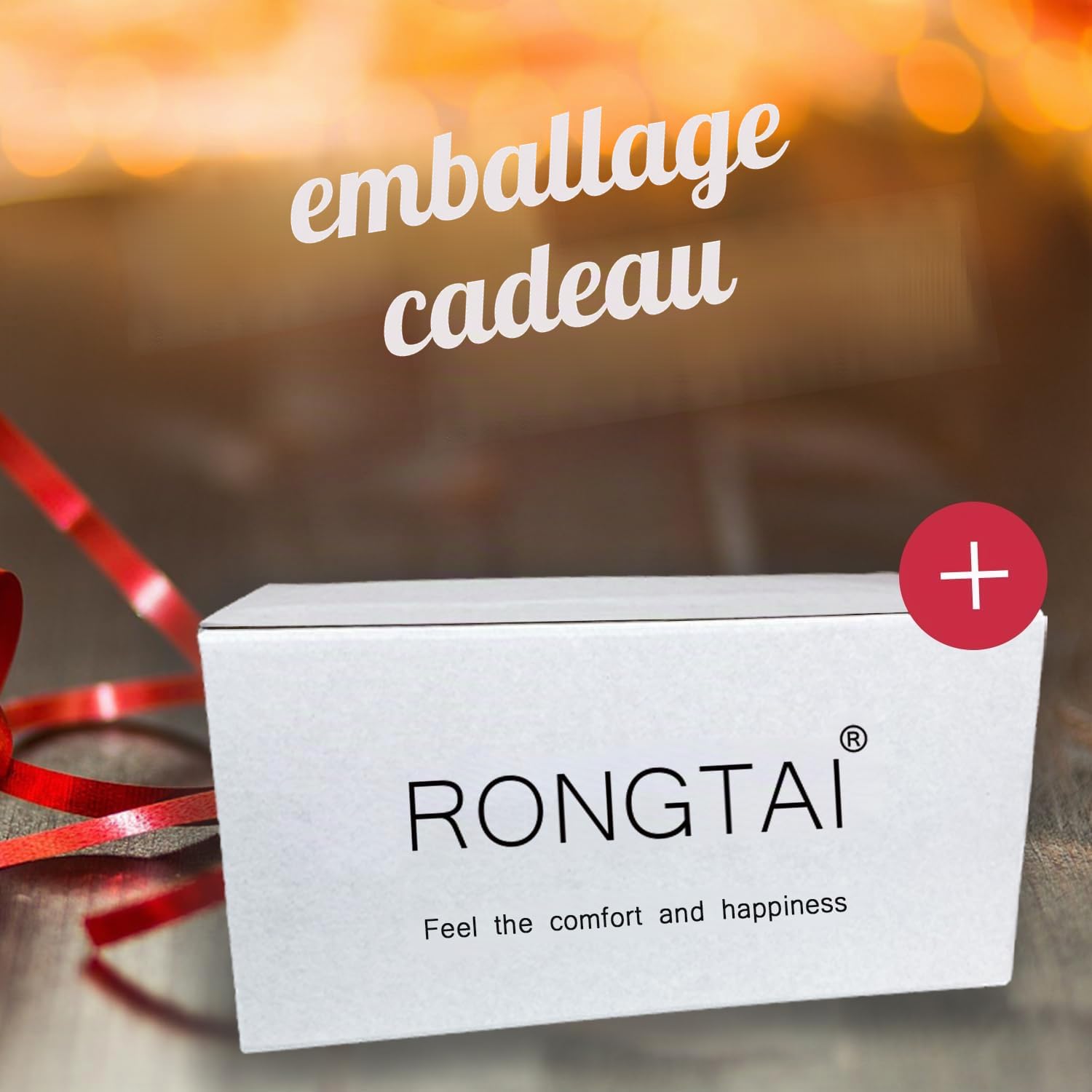 RONGTAI Peignoir à Capuche en Polaire pelucheuse pour Femme avec Deux Poches latérales et Ceinture