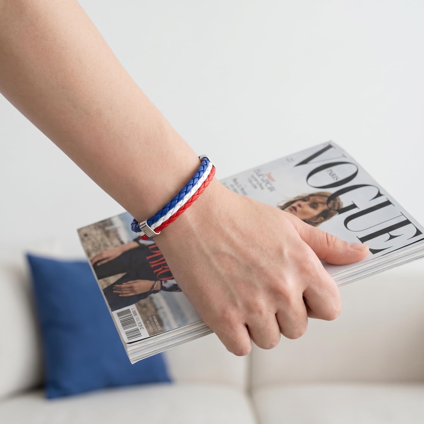 GALPADA Bracelets Pays Drapeau Match de Football Accessoires à Tisser Bijoux