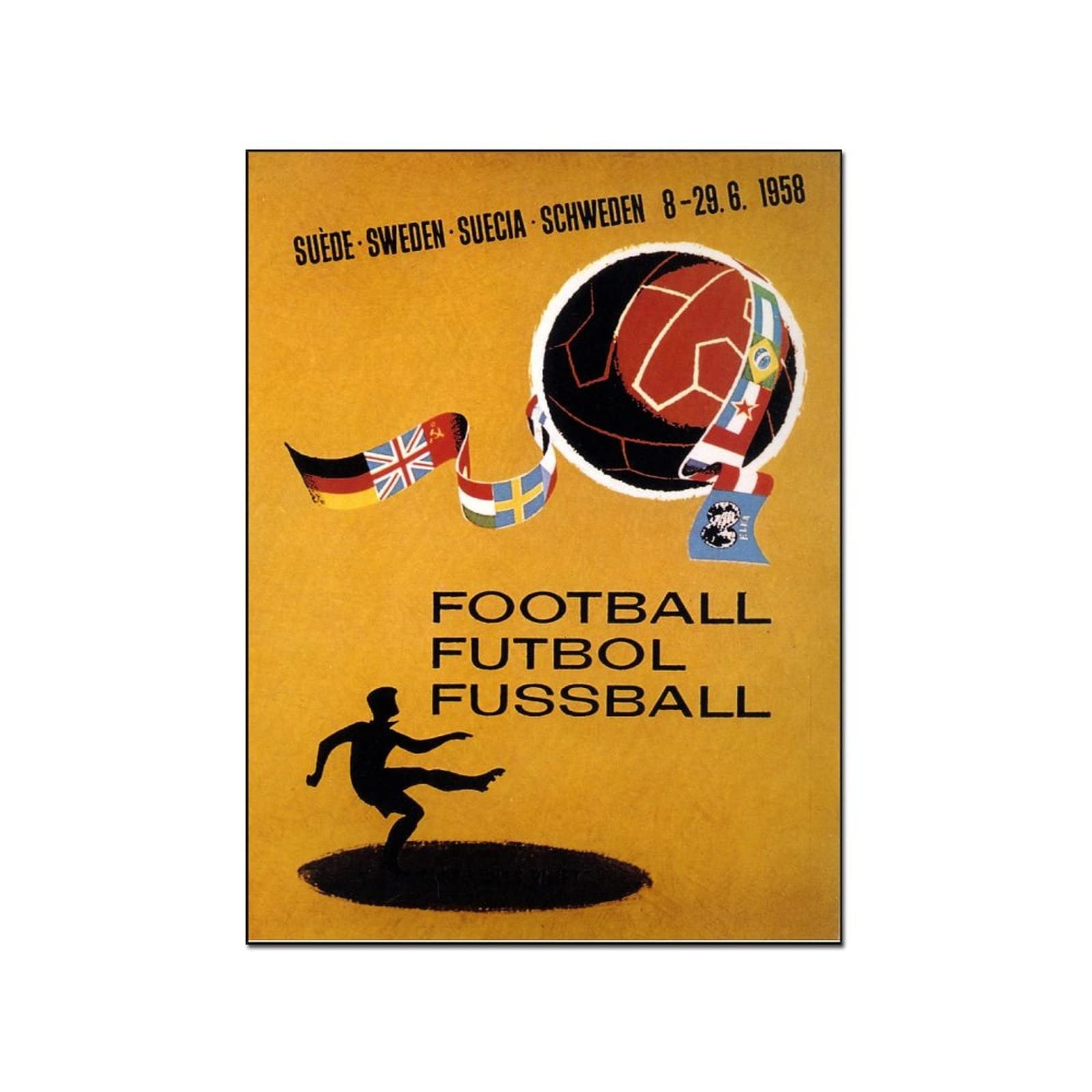 PELE WC DEBUT - FIFA World Cup 1958 - Match BRÉSIL Vs SOVIET Football Programme
