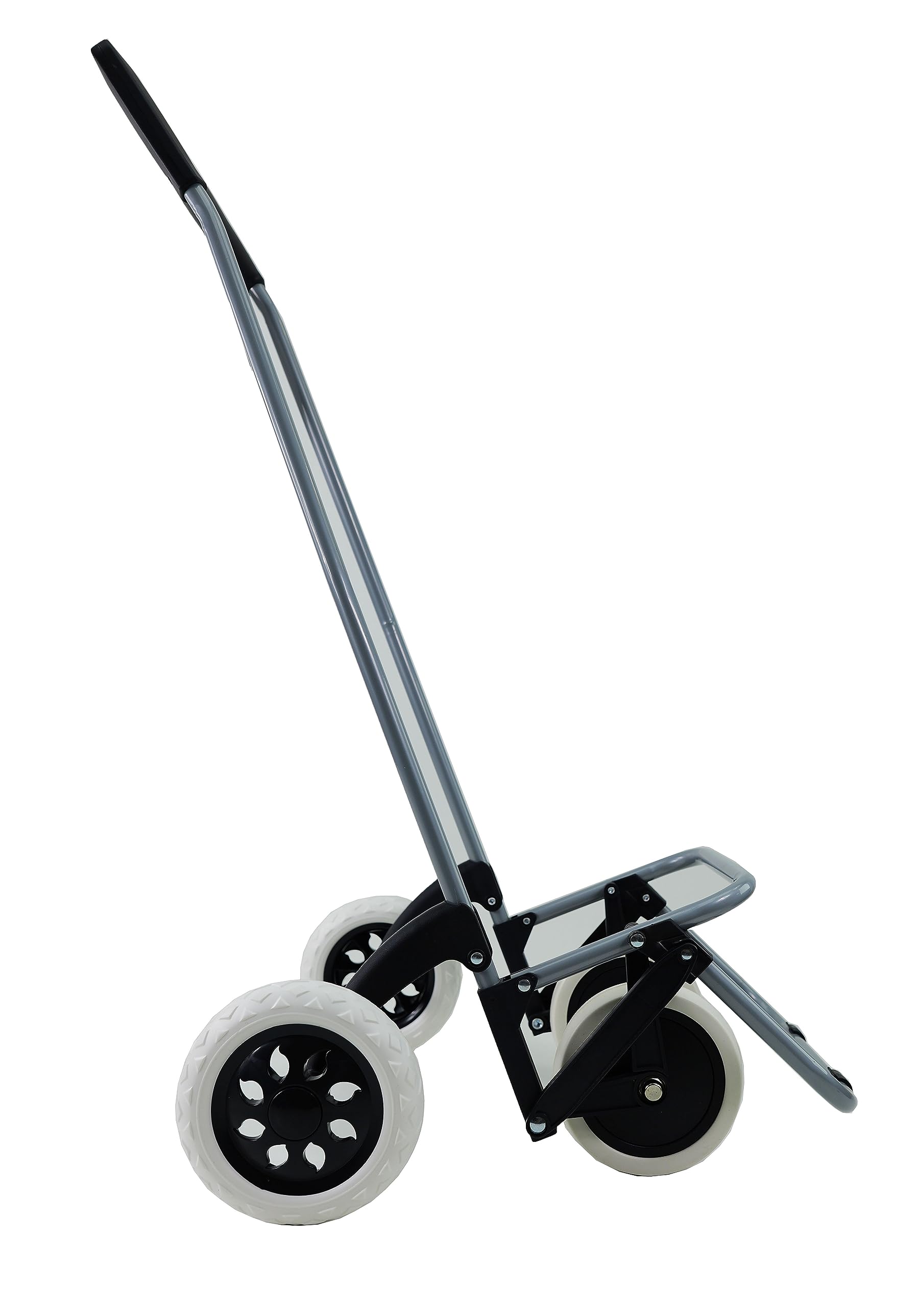 Vida cv612 Charriot de Course 4 Roues Caddie marché Poussette Pliable Grosse contenance (Noir)