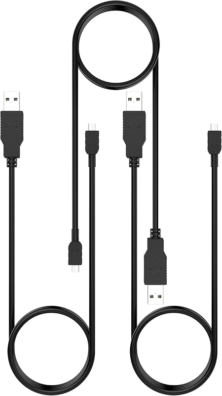 3 Pack Cable Charger Compatible for Texas Instruments TI-84 Plus CE/C Silver Edition, TI Nspire CX/CX CAS Graphing Calculator, Replacement Charging Cable 5ft/1.5M