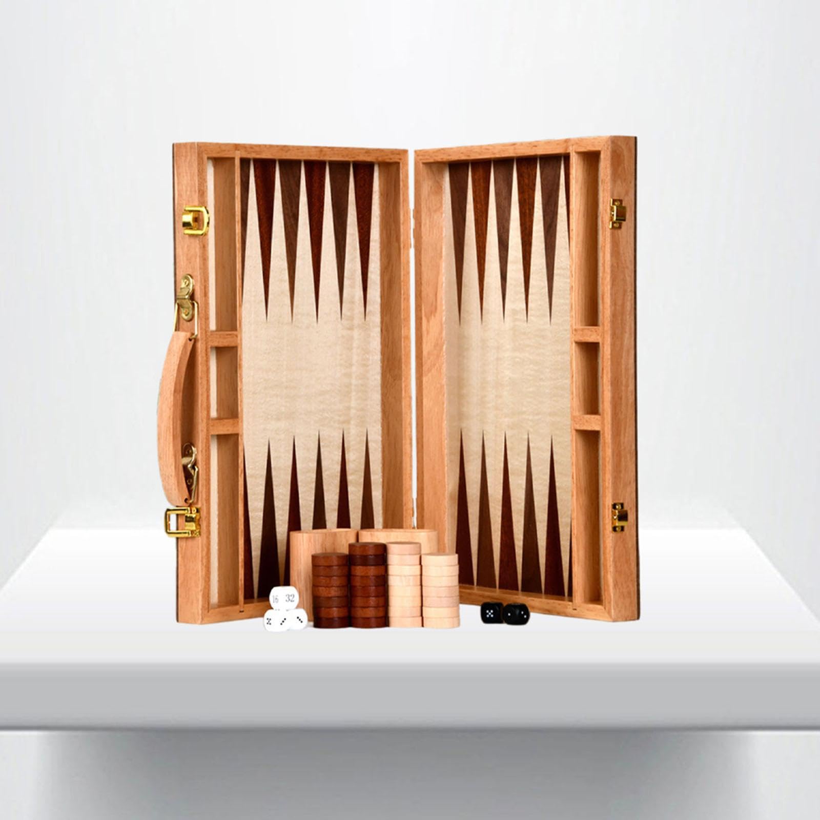 Juego de Backgammon de Viaje, Juego de Mesa, Plegable, Portátil, Juguete, Tablero de Juego