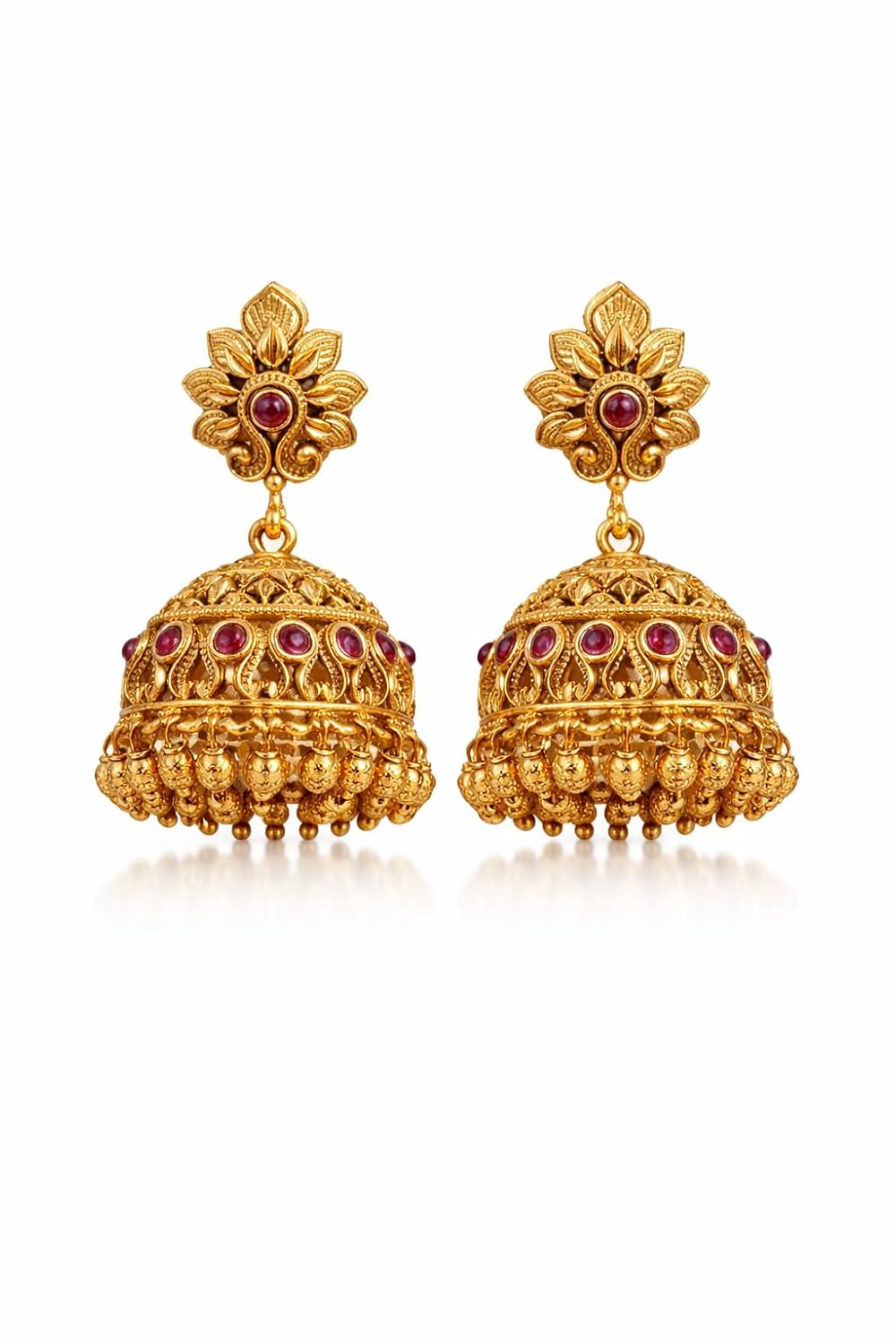 Hijabz-By-maaz Perfect for weddings, festive occasions, and parties, these jhumkas are lightweight and comfortable for lon... - Review, Price and Buying Guide