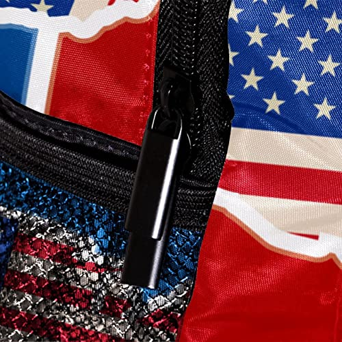 Sac à dos rigolo imprimé géographie rétro 30,5 cm - Cartable mixte petit format multicolore