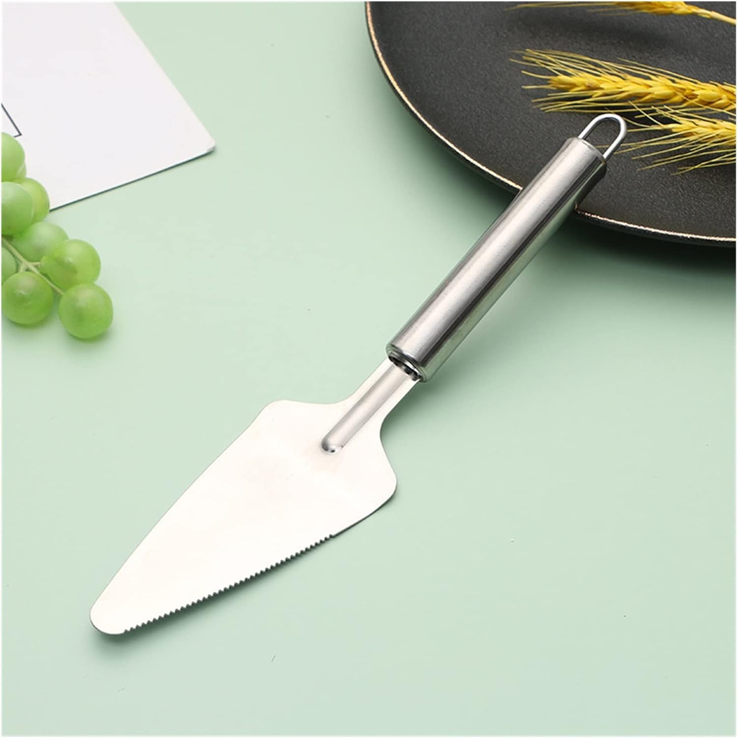 Pizza Slicer Stainless Steel Pizza Wheels Cutter Round Pizza Divider Knife Pizza Shovel Pastry Pasta Dough Kitchen Tools Pizza Cutters (Color : Pizza Shovel)