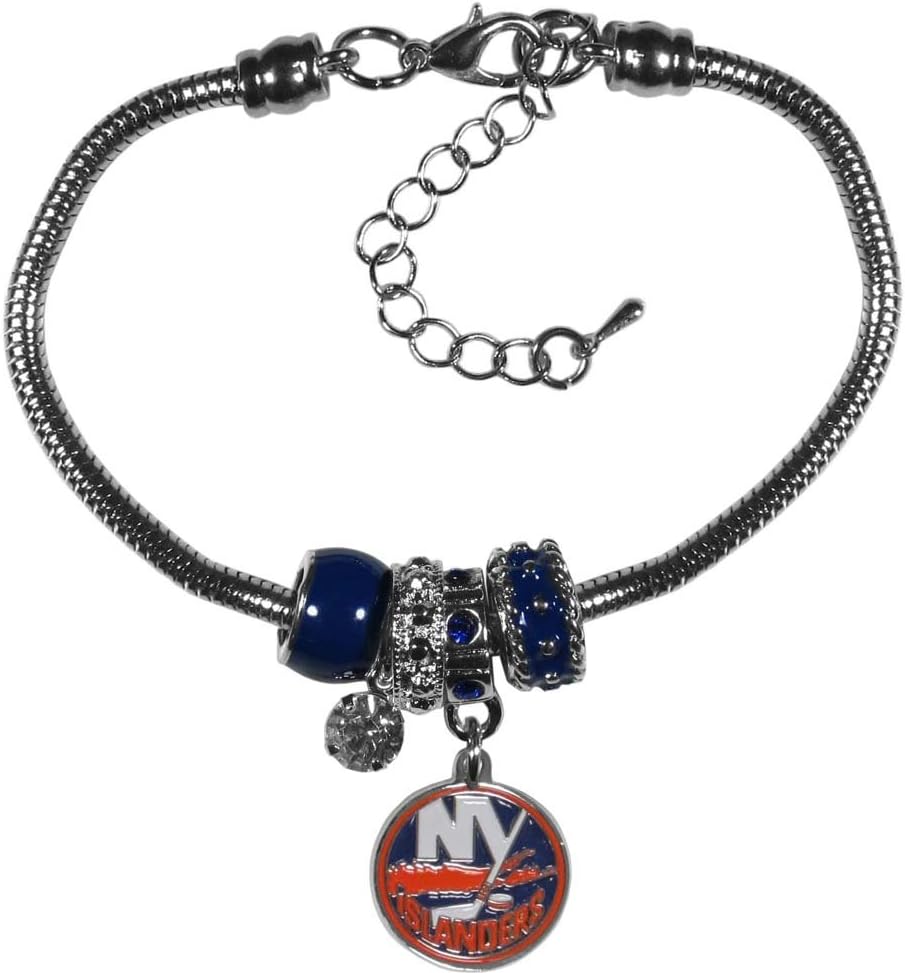 Siskiyou Sports NHL womens Euro Bead Bracelet
