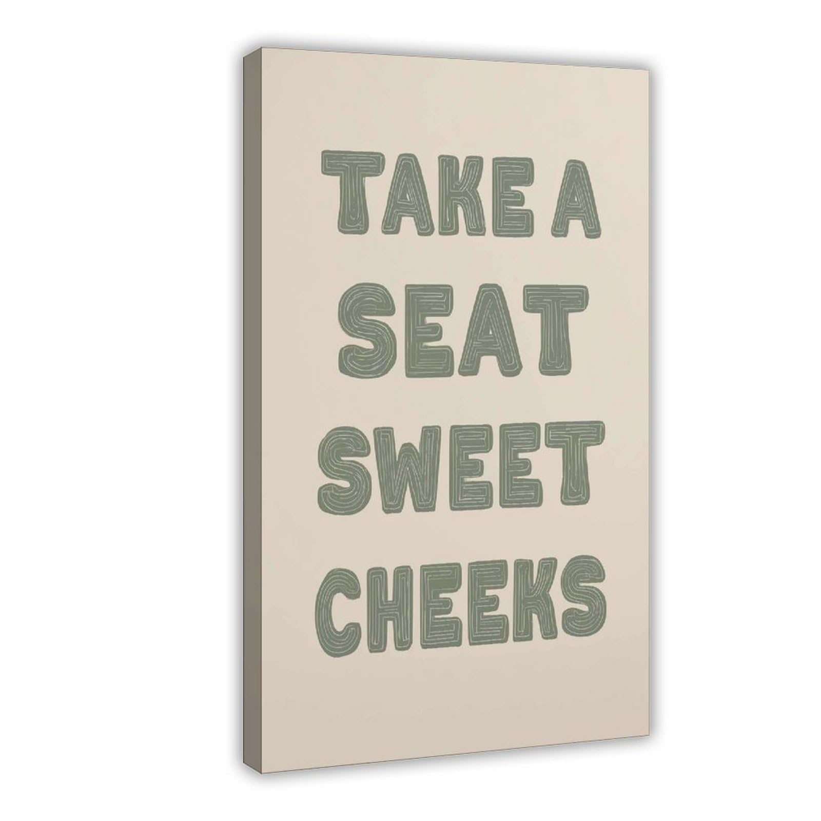Pyberon Frame Please Sit Down, Sweetheart. Canvas Poster Wall Art Decor Print Picture Paintings For Living Room Bedroom Decoration 16" L X 24" W