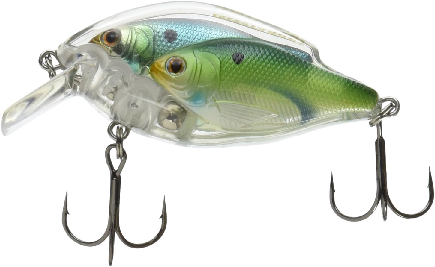 Livetarget Threadfin Shad Squarebill, Pearl/Blue/Chartreuse/Olive