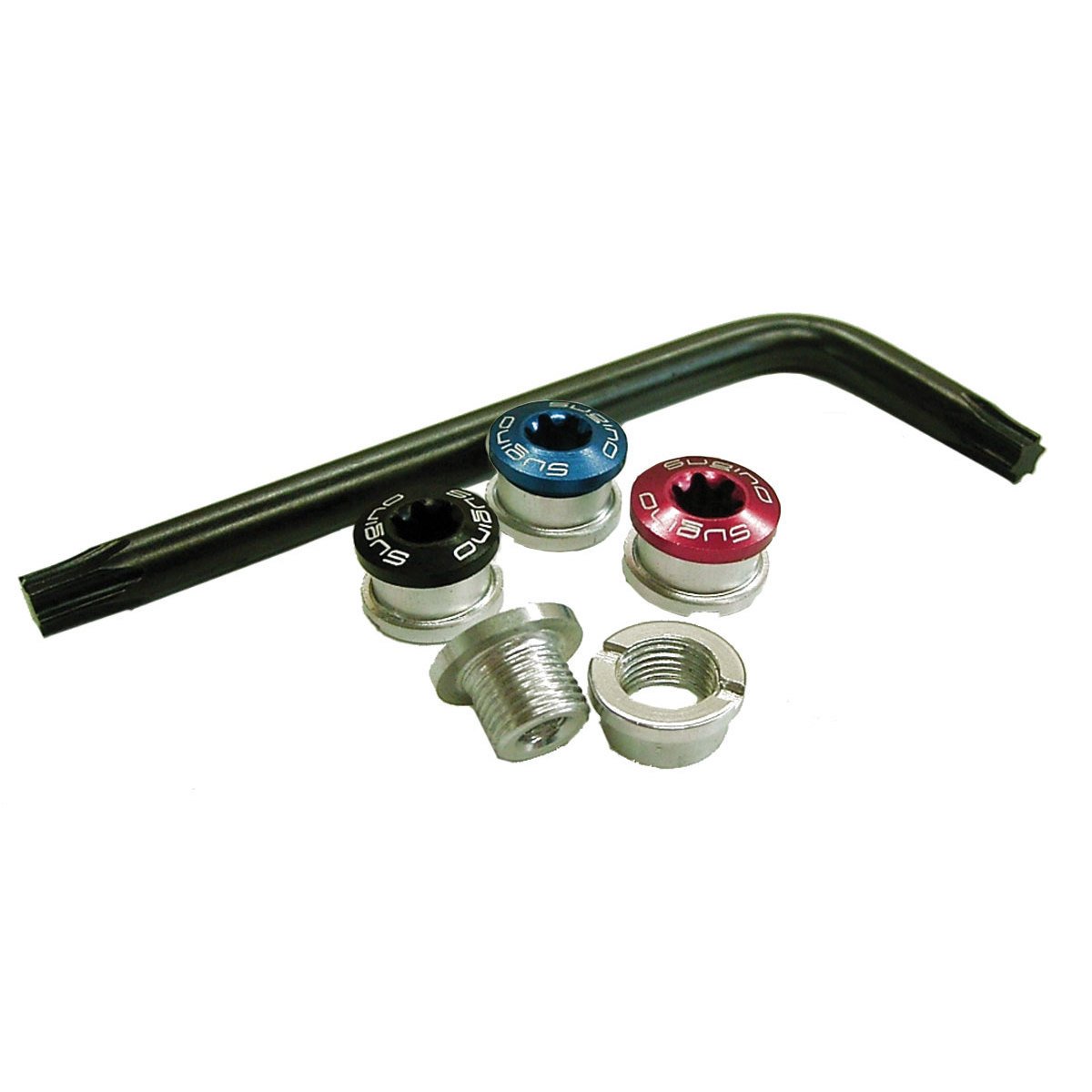 Sugino701 Aluminum Single Screw Set, Black