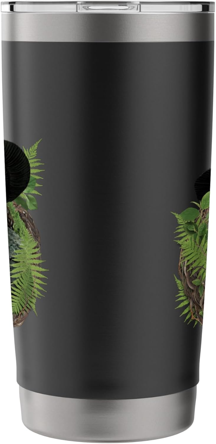Wicked: For Good Elphaba Bold Portrait & Greenery Stainless Steel Insulated Tumbler - Image 4