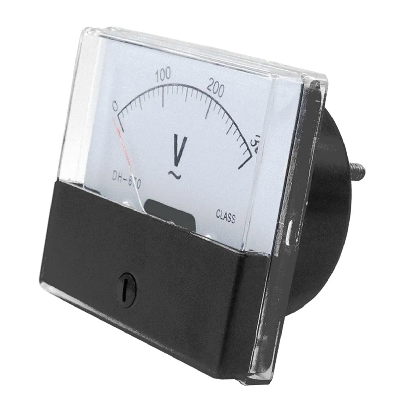 Voltímetro de CA, Voltímetro analógico de panel DH670 AC 5-500V (1 unidad)(10V)
