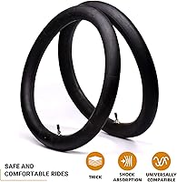 Vista 5 de Paquete de 2 tubos interiores de motocicleta de 2.50/2.75-17 pulgadas (70/100-17), compatibles con Honda, Coolster, TaoTao, 110cc, 125cc y 140cc