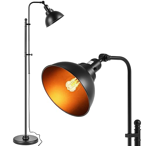 VONLUCE Floor Lamp for Living Room, 65" Black Floor Lamp
