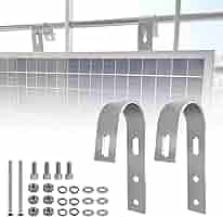 4 Ganci Per Pannelli Solari Da Balcone - Staffe In Acciaio 304 Per Ringhiere - Foto 4