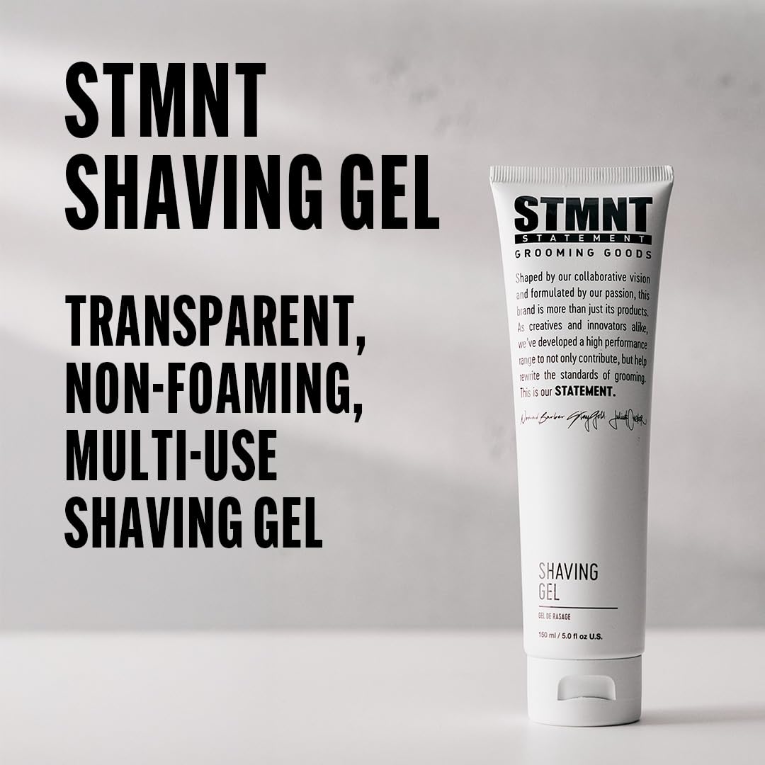 STMNT STATEMENT GROOMING GOODS Shaving Gel - Gel de Afeitado de Precisión - Barba y Líneas del Cabello - 150 ml