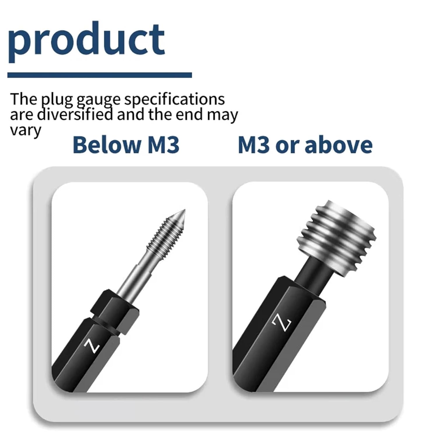 1PCS 6G M0.8 M0.9 M1-M8 Steel Metric Fine Thread Gauge Tool X0.2/0.225/0.25/0.3/0.35/0.4/0.45/0.5/0.6/0.7/0.75/0.8/1.0/1.25(M5X0.8-6G)