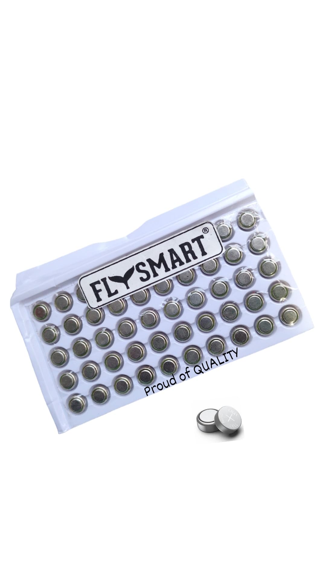 LR41 AG3 SR41 1.5V Alkaline Button Coin Cell Electronics Solutions LR41 Battery AG3 LR736 392 392a 192 SR41 Watch Batteries 1.5v for Watches Electronic Toys Digital Thermometer (Pack of 50)