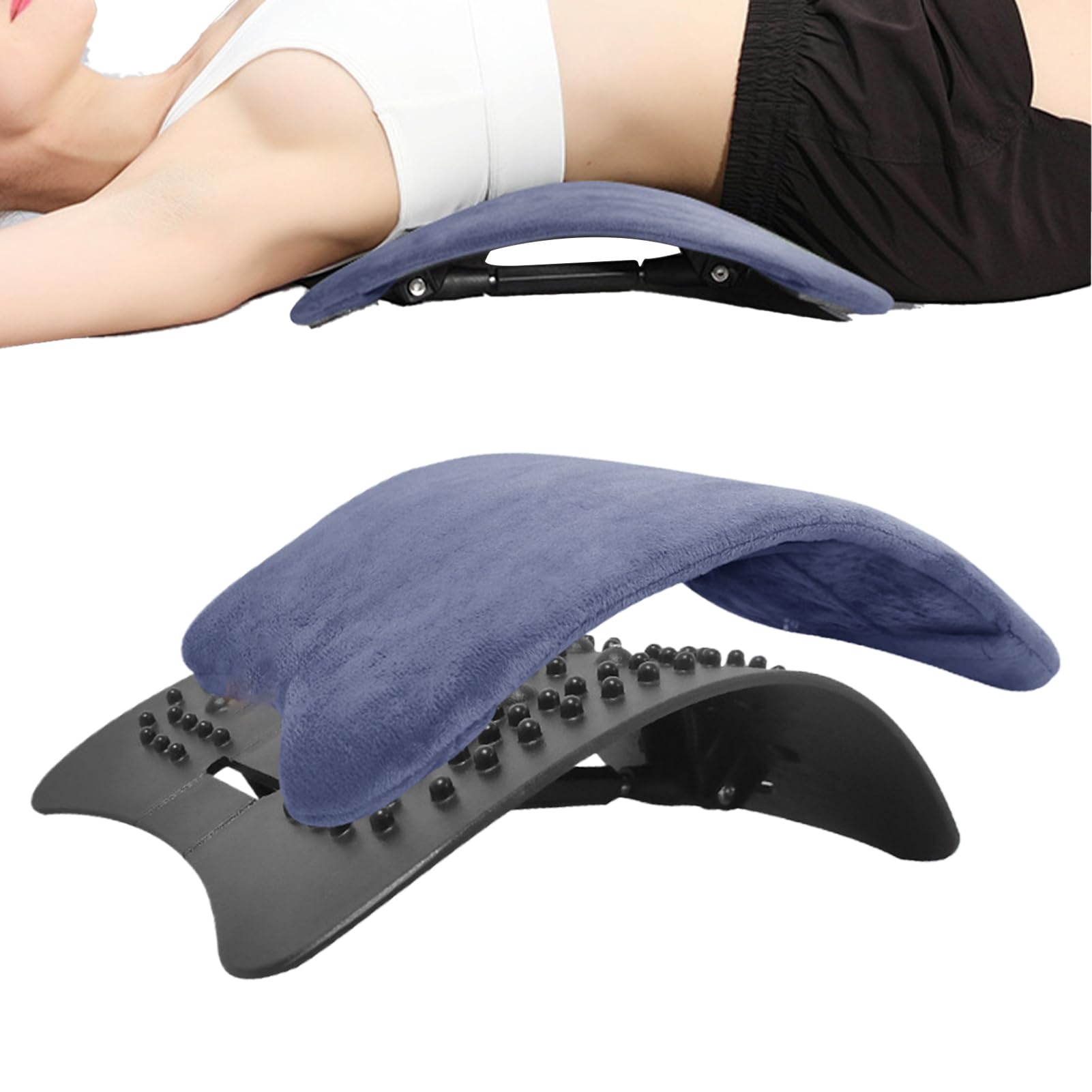 Planche lombaire pour le dos étireur de massage pour le soulagement yoga
