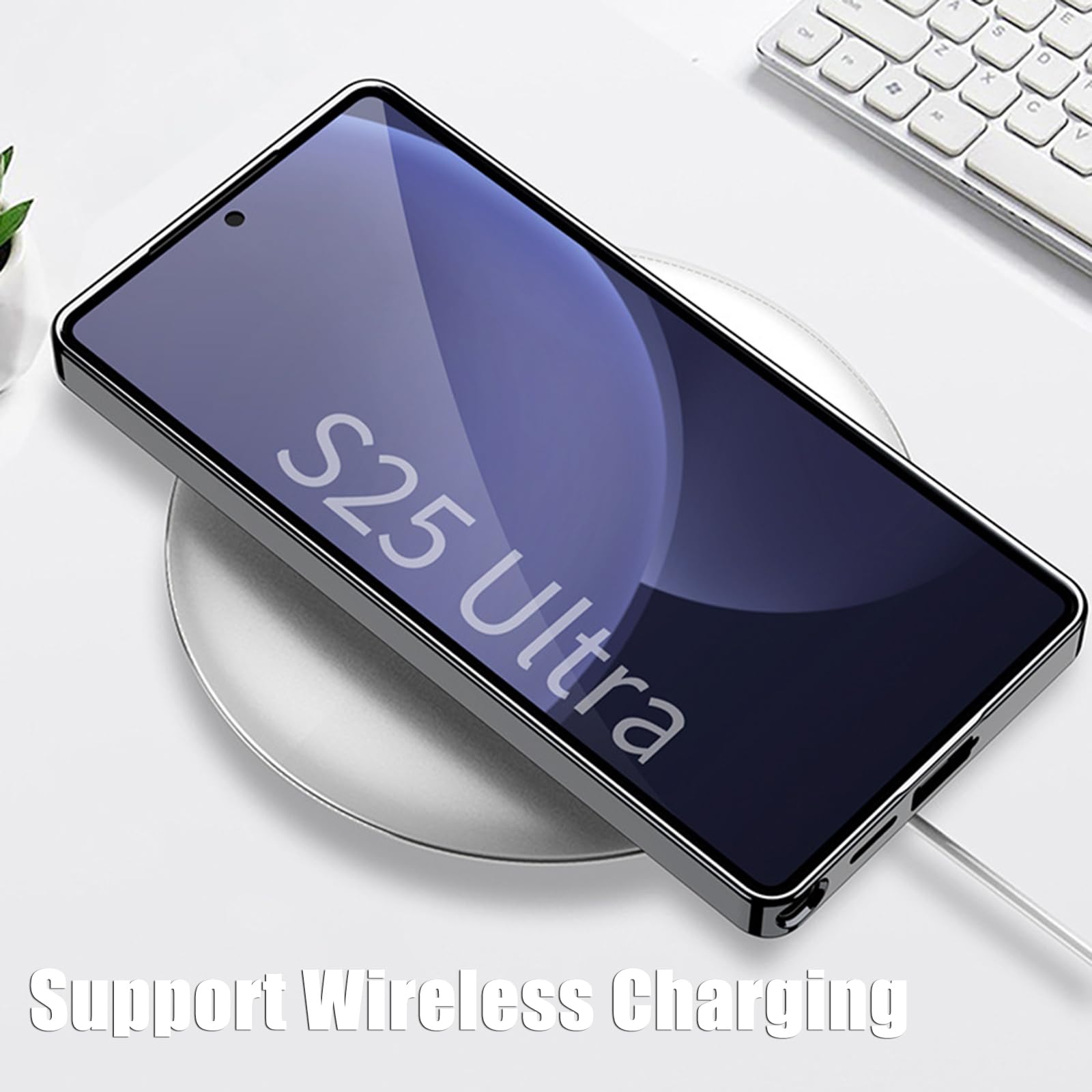 Stylowe etui do Samsunga Galaxy S25 Ultra/S25 Plus/S25, tekstura drewna i włókna węglowego, wąskie etui, kompleksowa ochrona soczewek, brązowe, S25