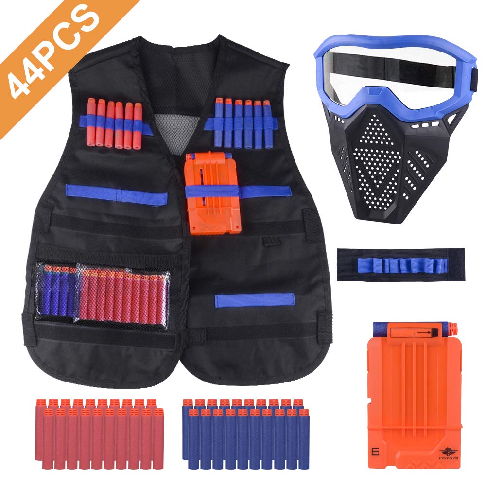 Buy OFUN Kids Tactical Vest, Nerf Vest Set 44Pcs for Nerf Toy Guns N