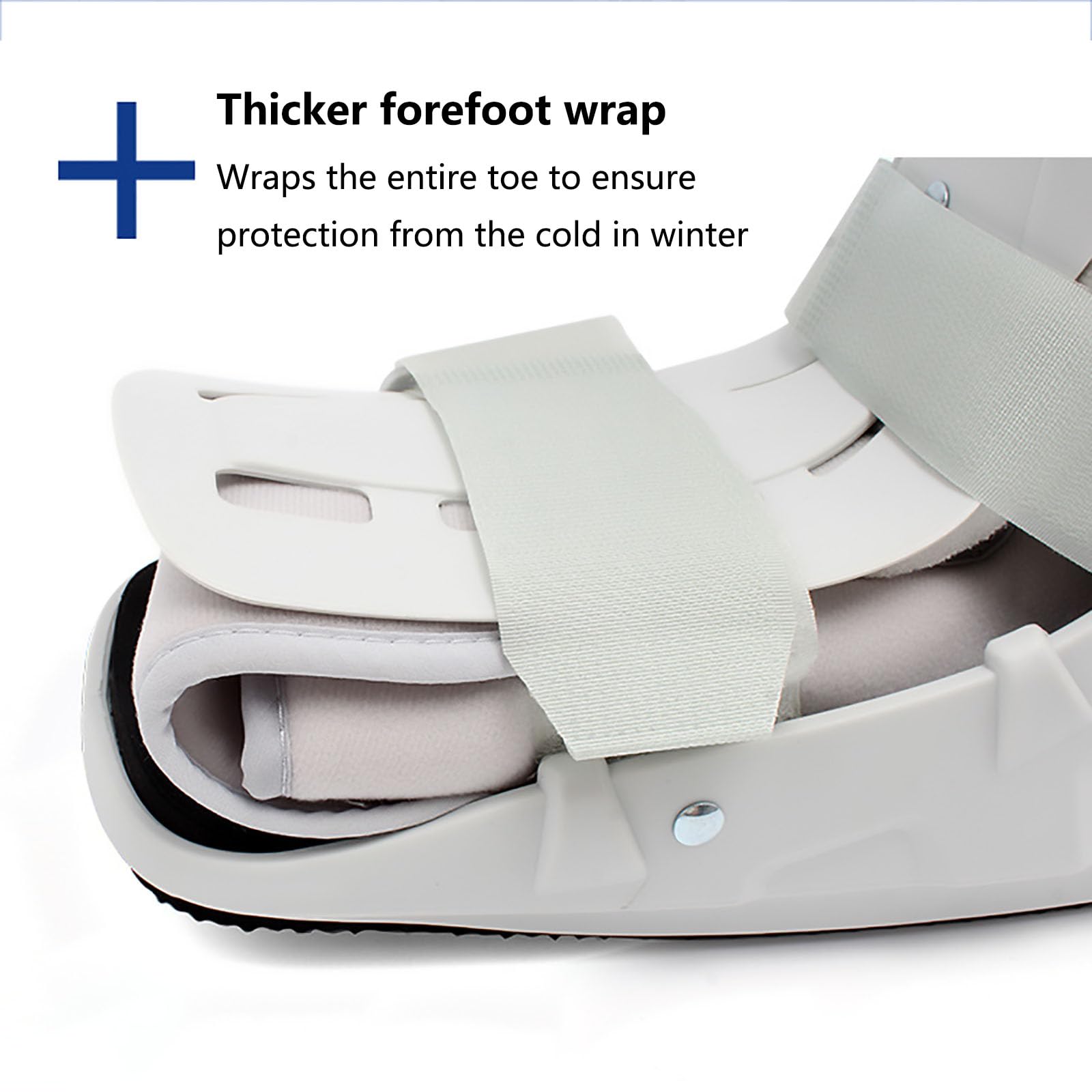 HAILM Bota Andador Fractura, Férulas Nocturnas para Fascitis Plantar, Protección Ajuste Airbag Inflable, Lavable Extraíble, para Esguince Tobillo, Fractura por Estrés y Tendinitis Aquiles,M