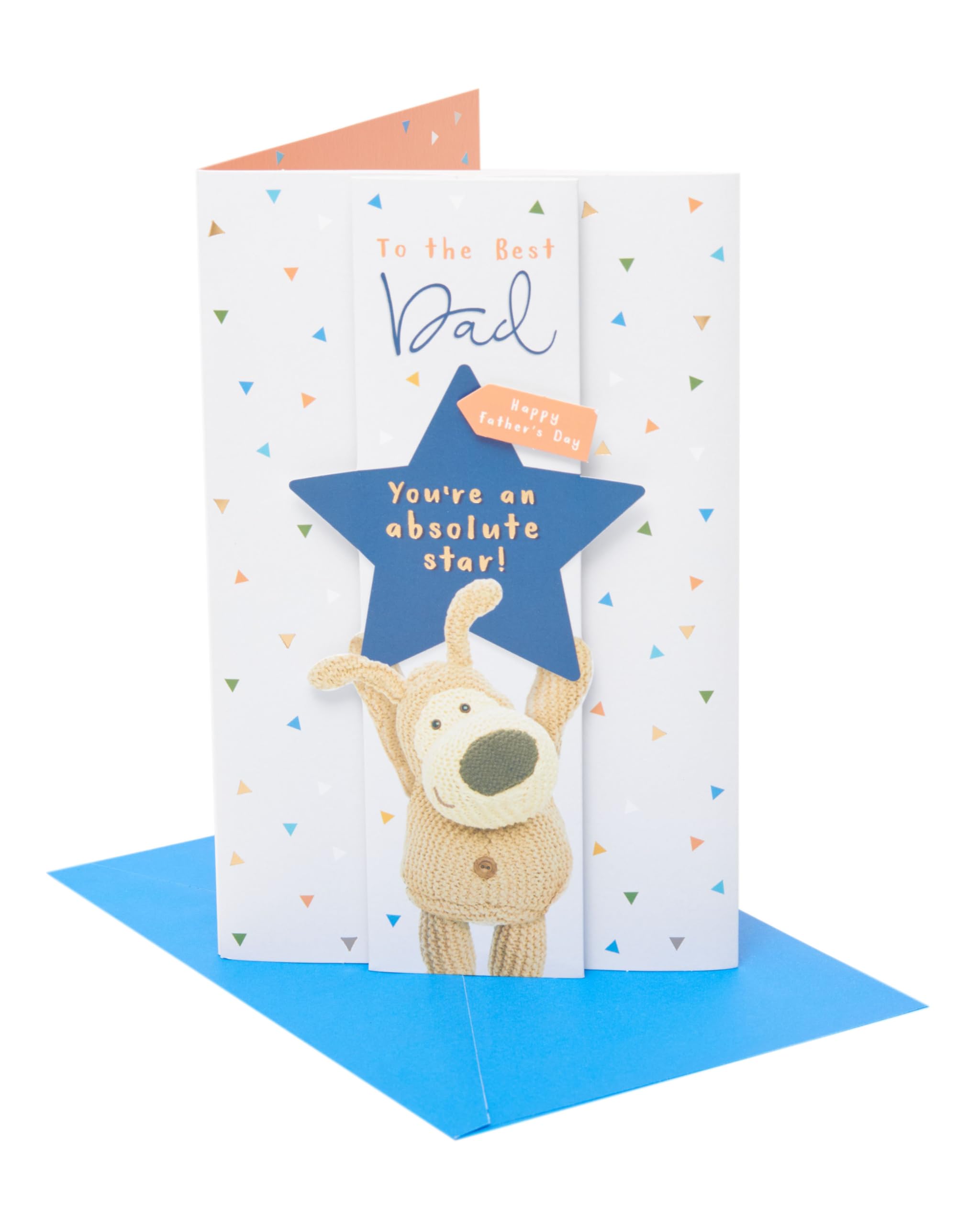 Boofle | Father's Day Card for Dad | Card for Dad, Grandad, Husband | Him, Boys, Men | Cute Design | With Envelope | 149x229 mm