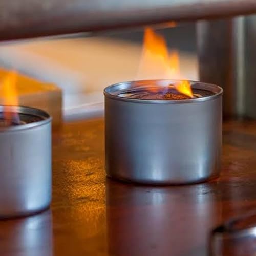 Miniatura 5 de Methanol - Combustible de cocina de entretenimiento de 7 onzas, paquete de 12 latas de gel para rozar