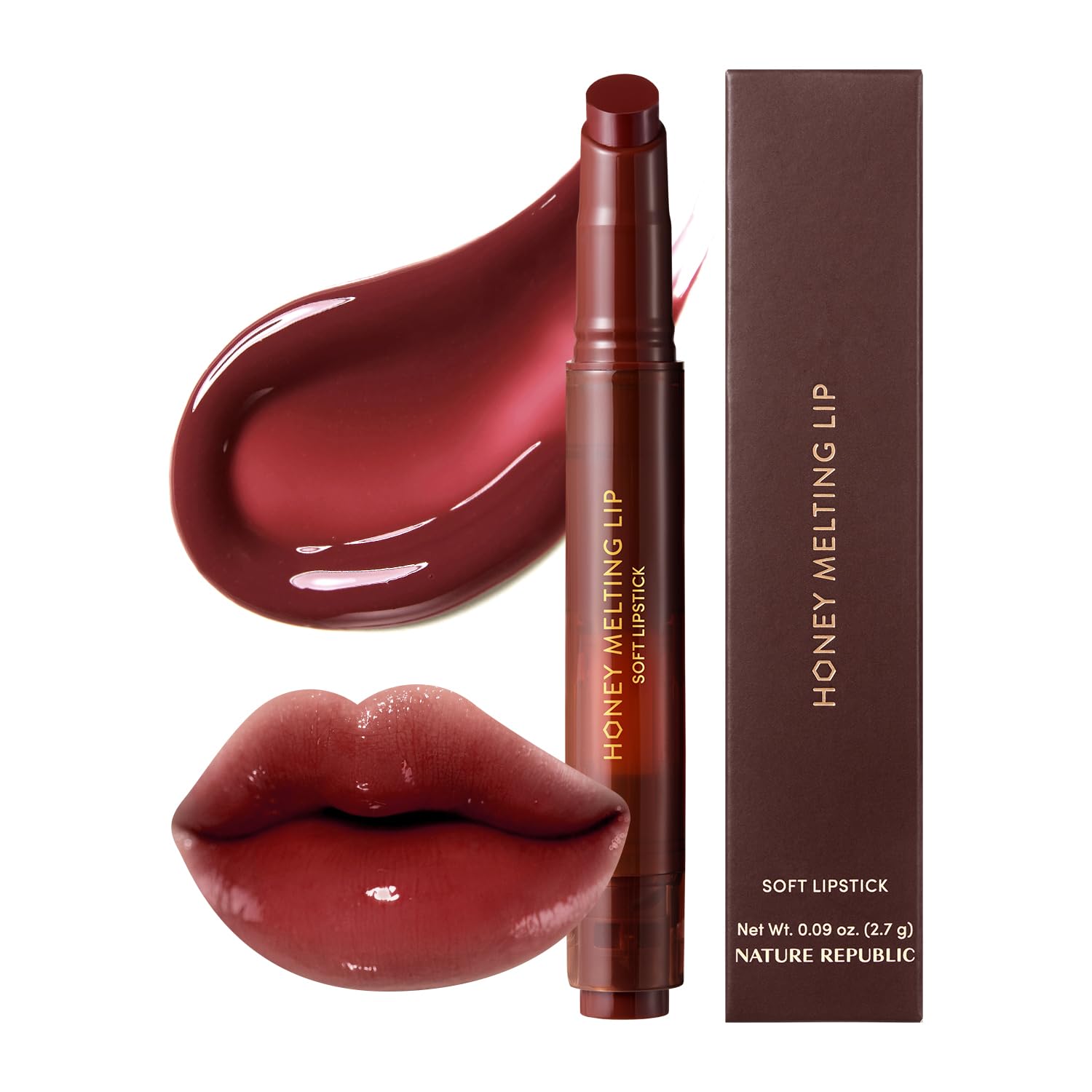 Nature Republic Honey Melting Lip Gloss - 11 Pink -26