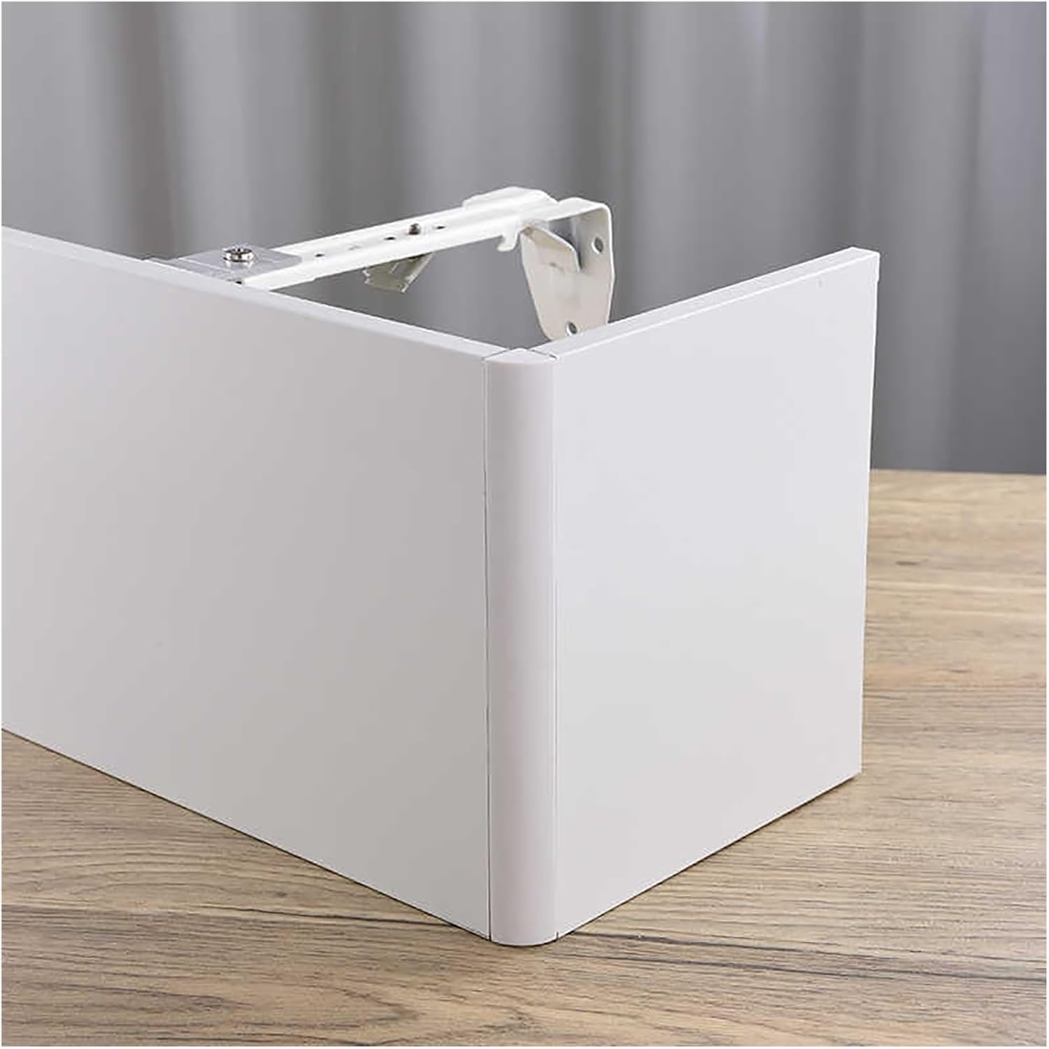 Heavy Duty Aluminum Ceiling/Wall Mount Extra Long Curtain Valance Box for Window Cassette, 7.2ft Cornice Boards Frame Without Track - Ideal for Cassette Box Windows