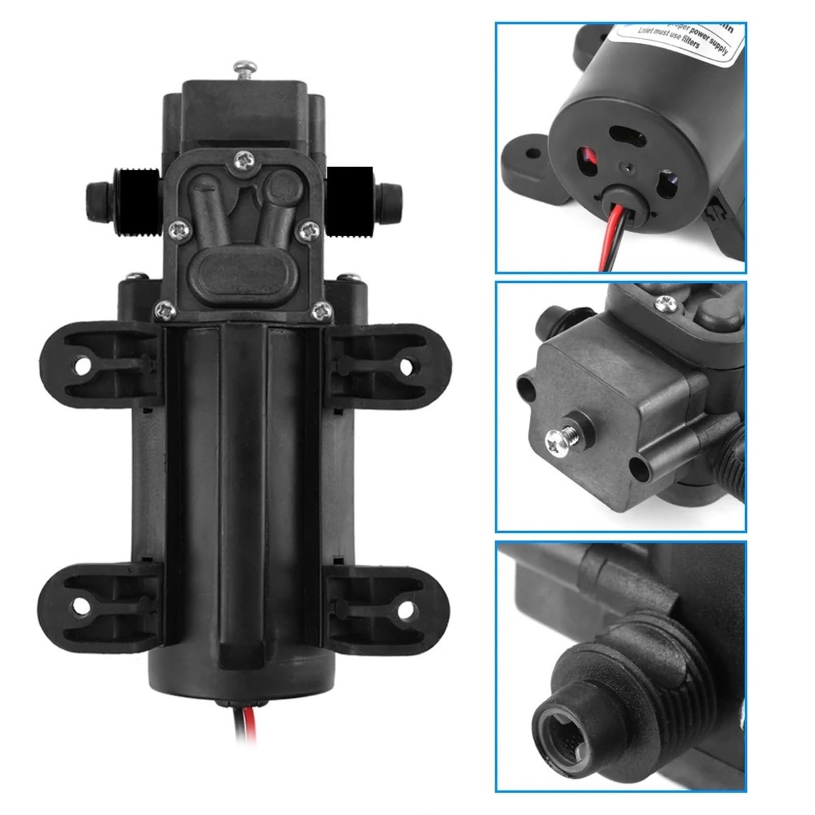 Bomba peristáltica industrial, Bombas De Diafragma, Bomba Eléctrica Miniatura Alta Presión Autocebante,para laboratorio(0142H2D)