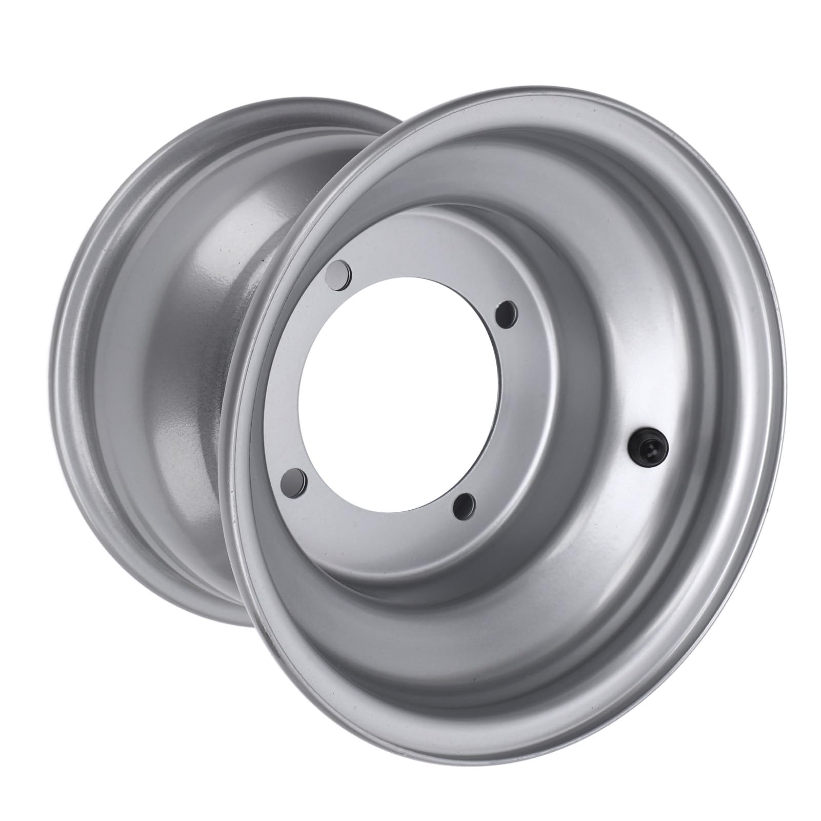 Dpofirs 18X9.50-8 Piasta Koła ATV Wysokiej Jakości materiał ze Stopu Aluminium do Trudnych Terenów Zamiennik do Wózków Golfowych dla Entuzjastów Jazdy Terenowej (4 Otwór)