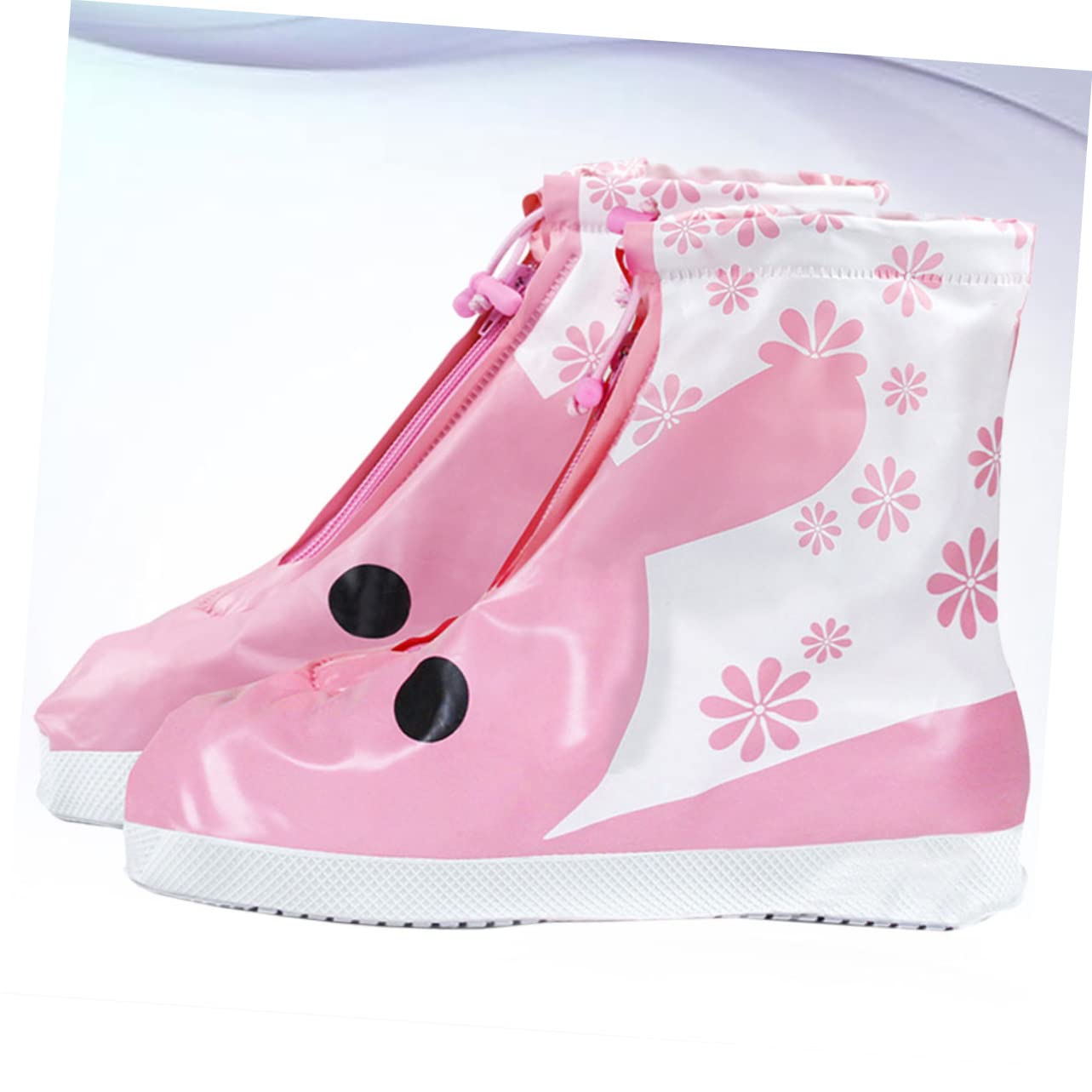 Yardwe 2 Paar Regenstiefel Für ädchen Kinder Gummistiefel Über Stiefelüberzüge Kinderschuhüberzug Überzüge Für Medizinische Stiefel Regenbekleidung Für Kinder Einweg Schuhe Kleinkind