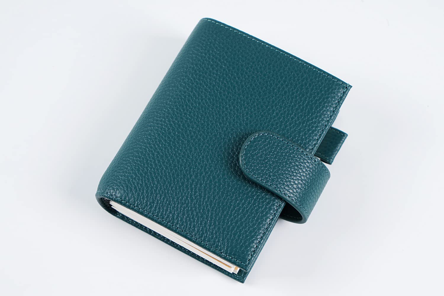 Moterm Companion Traveler's - Funda para cuaderno de viajero, diseño mejorado con bolsillo trasero (tamaño pasaporte, color azul guijarro Vert Foncé)