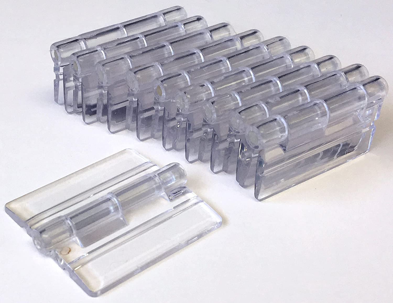 Hanture Clear Acrylic Plastic Folding Door Piano Plexiglass Hinges Width 41 x Height 65 mm (40) 1