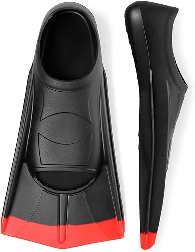 Miniatura 5 de Aletas de natación para niños, aletas cortas y cómodas para nadar y entrenar para niños, niñas, niños, principiantes