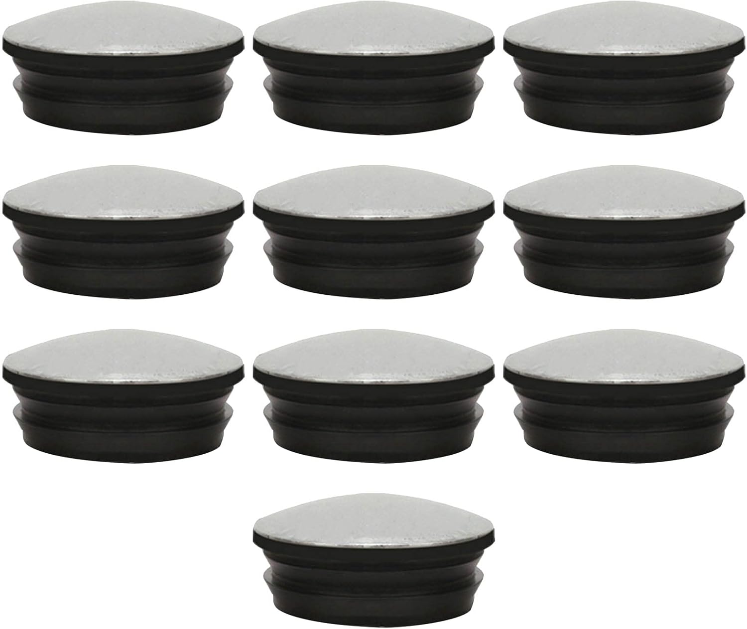 10x Pfostenkappen 10x10 Cm - Rostfeste Abdeckkappen Für Gartenzäune Inkl. Schrauben