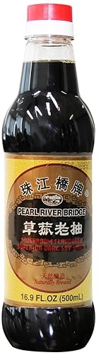 Salsa de soya oscura superior con sabor de champiñones Pearl River Bridge