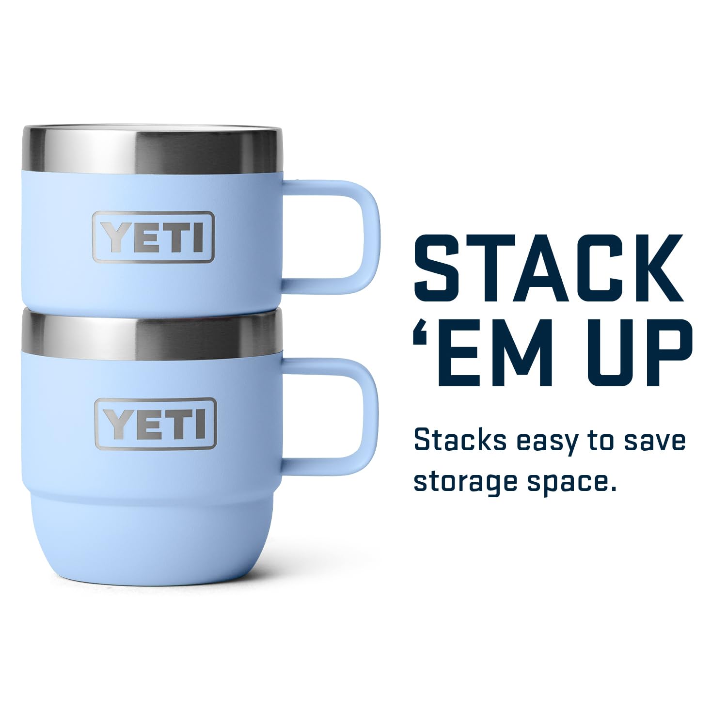Amazon.com | YETI Rambler 6 oz Stackable Mug, Stainless